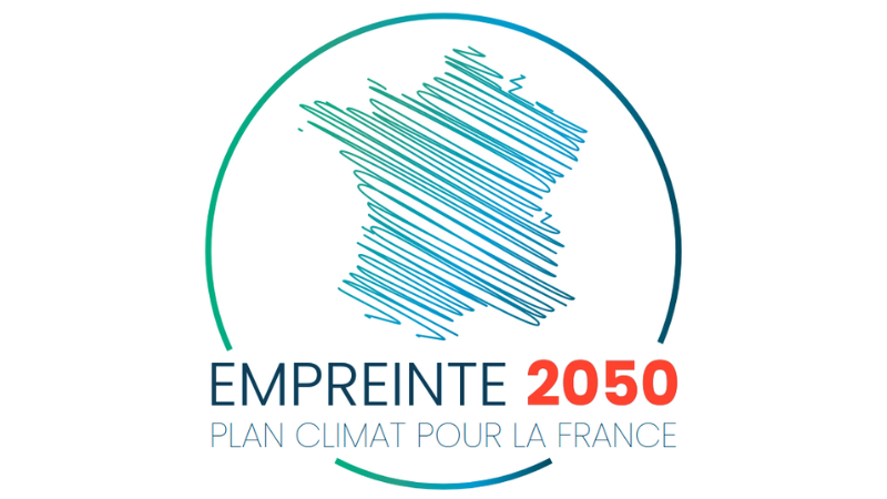 Le logo du plan climat Empreinte2050 du PCF